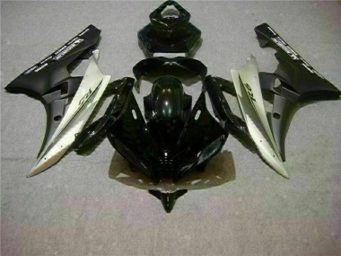 Injeção Kit Carenagem R6 06-07 - Prata Preto