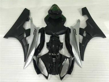 Injeção Kit Carenagem R6 06-07 - Prata Preto
