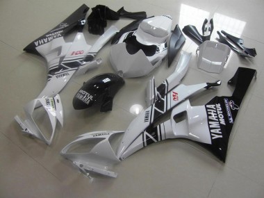 Injeção Kit Carenagem R6 06-07 - Preto Branco
