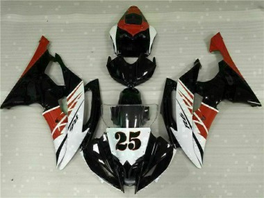 Injeção Kit Carenagem R6 08-16 - Branco Preto