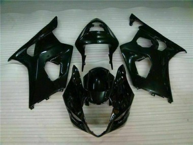 Injeção Kits Carenagem GSXR 1000 K3 03-04 - Preto Brilhante