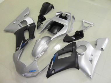 Injeção Kits Carenagem R6 98-02 - Preto Prata