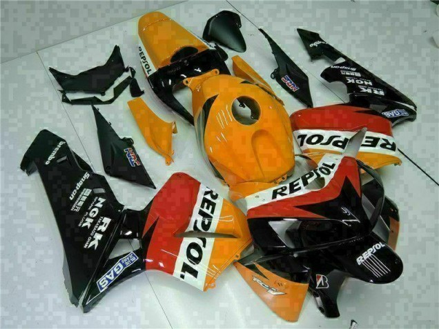 Kit Carenagem CBR 600RR 05-06 - Laranja Preto Repsol Kit Carenagem CBR 600RR 05-06 - Laranja Preto Repsol