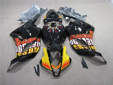 Kit Carenagem CBR 600RR 09-12 - Preto Amarelo