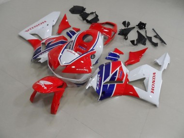 Kit Carenagem CBR 600RR 13-21 - Vermelho Branco Azul HRC