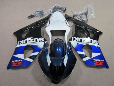 Kit Carenagem GSXR 1000 K3 03-04 - Azul Branco Decalque
