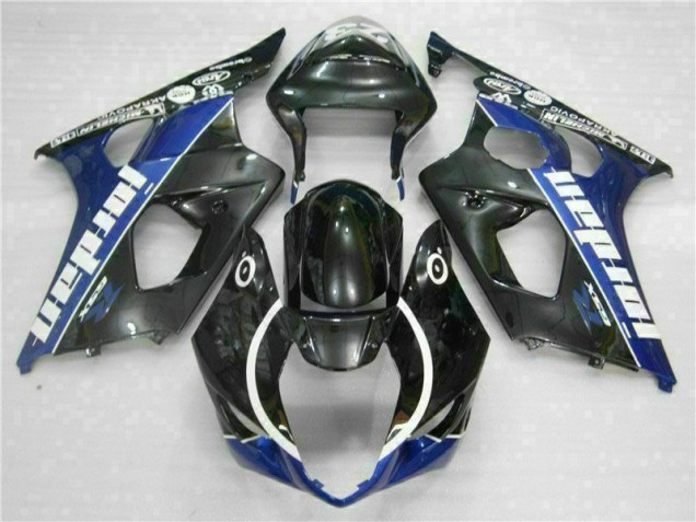 Kit Carenagem GSXR 1000 K3 03-04 - Preto Azul Kit Carenagem GSXR 1000 K3 03-04 - Preto Azul