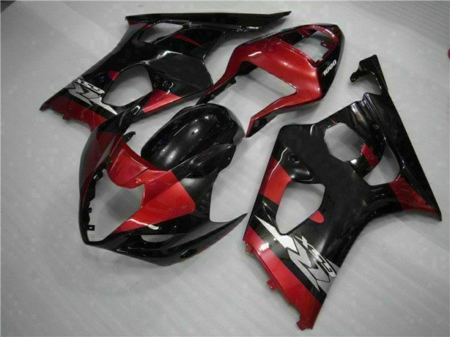 Kit Carenagem GSXR 1000 K3 03-04 - Vermelho Preto Kit Carenagem GSXR 1000 K3 03-04 - Vermelho Preto