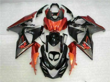 Kit Carenagem GSXR 1000 K9 09-16 - Castanho Preto