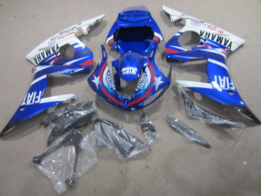 Kit Carenagem R6 03-05 - Azul Branco Motul Fiat