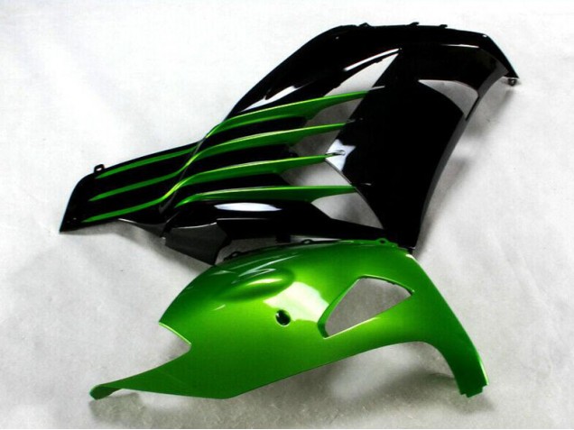 Kit Carenagem ZX14R ZZR 1400 12-21 - Preto Verde