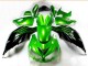 Kit Carenagem ZX14R ZZR 1400 12-21 - Preto Verde