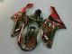 Kit Carenagem ZX6R 07-08 - Preto Vermelho Chama Kit Carenagem ZX6R 07-08 - Preto Vermelho Chama