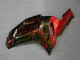 Kit Carenagem ZX6R 07-08 - Preto Vermelho Chama Kit Carenagem ZX6R 07-08 - Preto Vermelho Chama
