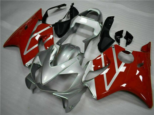 Kit Completo Carenagem CBR 600 F4i 01-03 - Vermelho Prata Kit Completo Carenagem CBR 600 F4i 01-03 - Vermelho Prata