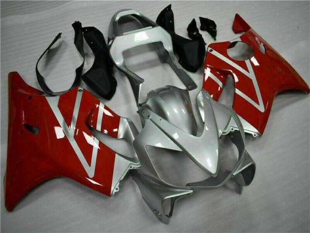 Kit Completo Carenagem CBR 600 F4i 01-03 - Vermelho Prata Kit Completo Carenagem CBR 600 F4i 01-03 - Vermelho Prata