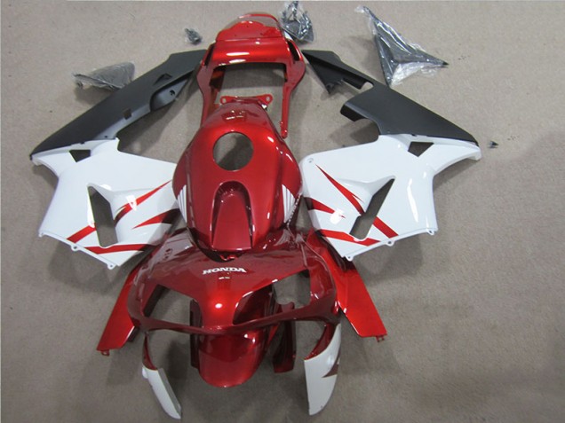 Kit Completo Carenagem CBR 600RR 05-06 - Vermelho Branco Kit Completo Carenagem CBR 600RR 05-06 - Vermelho Branco