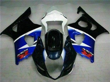 Kit Completo Carenagem GSXR 1000 K3 03-04 - Preto Azul