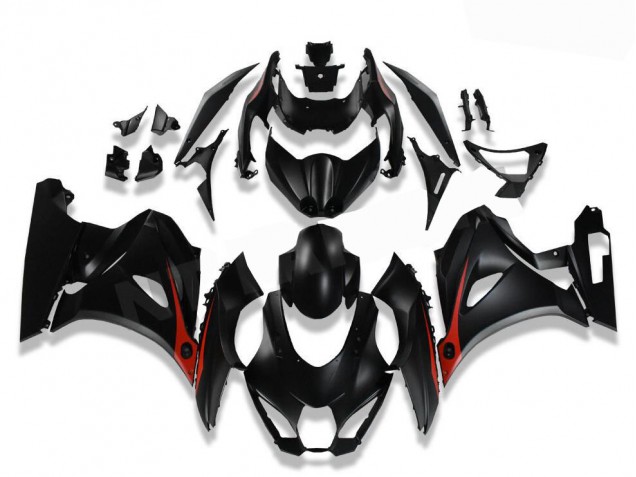 Kit Completo Carenagem GSXR 1300 Hayabusa 96-07 - Preto Vermelho Kit Completo Carenagem GSXR 1300 Hayabusa 96-07 - Preto Vermelho