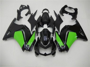 Kits Carenagem EX250 08-12 - Preto Verde
