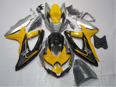 Kits Carenagem GSXR 1000 K7 07-08 - Amarelo Preto