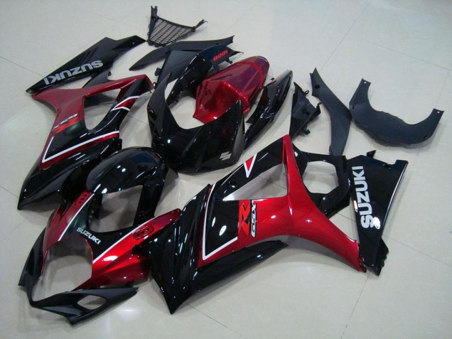 Kits Carenagem GSXR 1000 K7 07-08 - Vermelho Preto Kits Carenagem GSXR 1000 K7 07-08 - Vermelho Preto