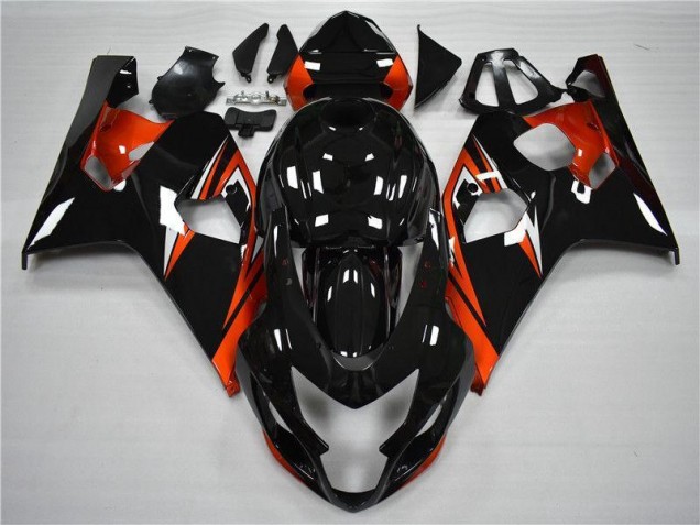 Kits Carenagem GSXR 600 / 750 K4 04-05 - Laranja Preto Kits Carenagem GSXR 600 / 750 K4 04-05 - Laranja Preto