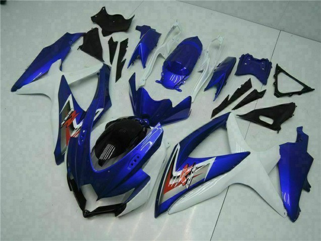 Kits Carenagem GSXR 600 / 750 K8 08-10 - Azul Branco Kits Carenagem GSXR 600 / 750 K8 08-10 - Azul Branco