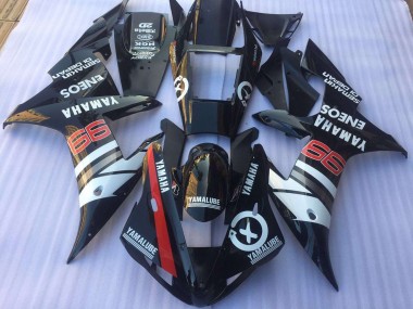 Kits Carenagem R1 02-03 - Preto Branco