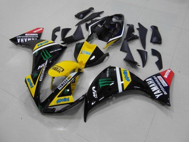 Kits Carenagem R1 09-11 - Amarelo Preto Monster