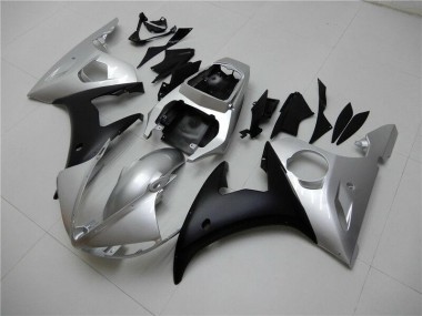 Kits Carenagem R6 03-05 - Prata Preto