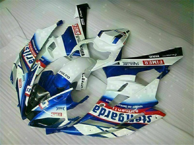 Kits Carenagem R6 06-07 - Branco Azul Kits Carenagem R6 06-07 - Branco Azul
