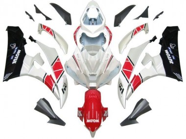Kits Carenagem R6 06-07 - Branco Vermelho Preto