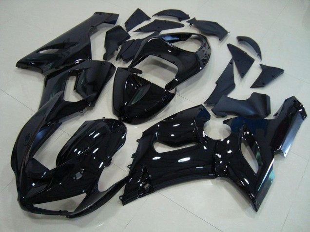 Kits Carenagem ZX6R 05-06 - Preto Brilhante Kits Carenagem ZX6R 05-06 - Preto Brilhante