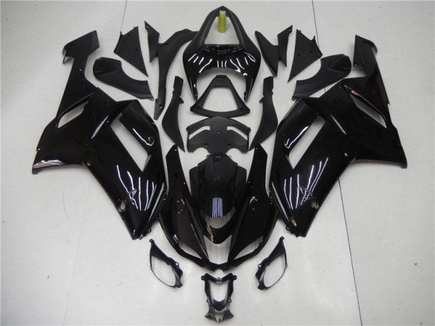 Kits Carenagem ZX6R 07-08 - Preto Brilhante Kits Carenagem ZX6R 07-08 - Preto Brilhante