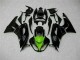 Kits Carenagem ZX6R 09-12 - Preto Verde Kits Carenagem ZX6R 09-12 - Preto Verde