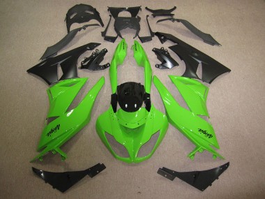 Kits Carenagem ZX6R 09-12 - Preto Verde