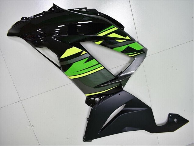 Kits Carenagem ZX6R 13-18 - Verde Preto Kits Carenagem ZX6R 13-18 - Verde Preto
