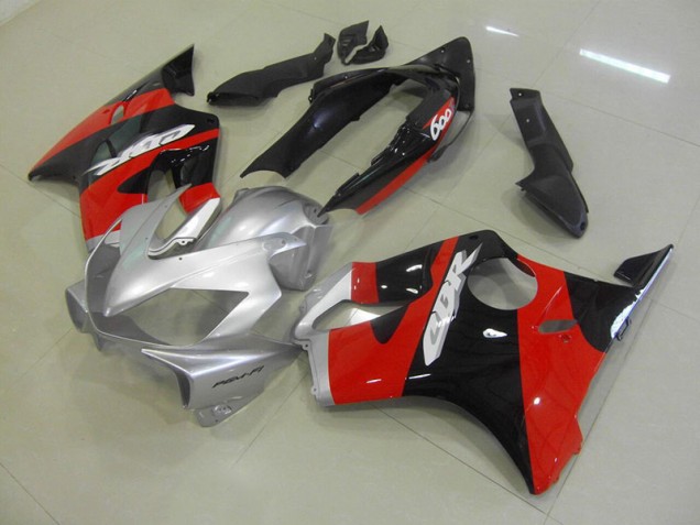 Kits Completo Carenagem CBR 600 F4i 04-07 - Preto Vermelho Prata Kits Completo Carenagem CBR 600 F4i 04-07 - Preto Vermelho Prata