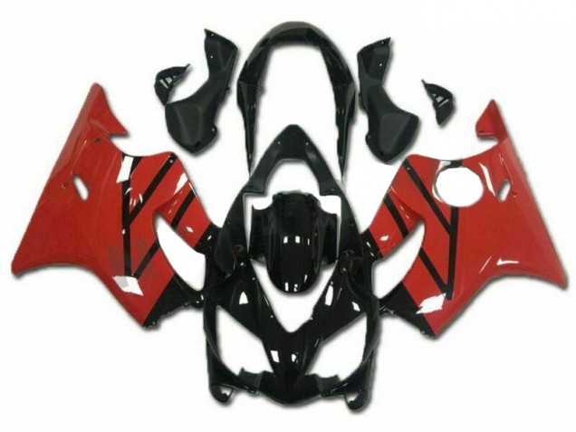 Kits Completo Carenagem CBR 600 F4i 04-07 - Vermelho Preto Kits Completo Carenagem CBR 600 F4i 04-07 - Vermelho Preto