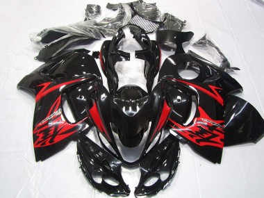 Kits Completo Carenagem GSXR 1300 Hayabusa 08-19 - Preto Vermelho