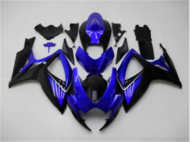 Kits Completo Carenagem GSXR 600 / 750 K6 06-07 - Azul Preto