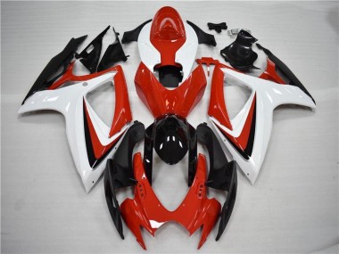 Kits Completo Carenagem GSXR 600 / 750 K6 06-07 - Vermelho Preto
