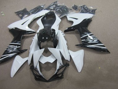 Kits Completo Carenagem GSXR 750 K11 11-21 - Branco Preto