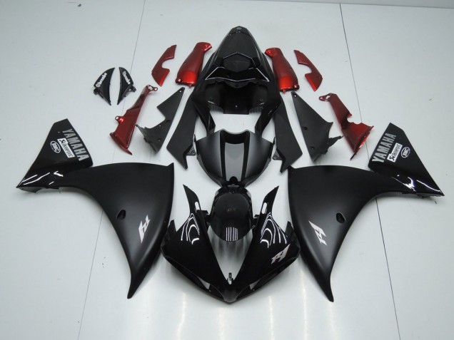 Kits Completo Carenagem R1 09-11 - Preto Fosco Kits Completo Carenagem R1 09-11 - Preto Fosco