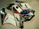 Plástico CBR 1000RR 04-05 - Branco Preto