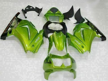Plástico EX250 08-12 - Verde Preto