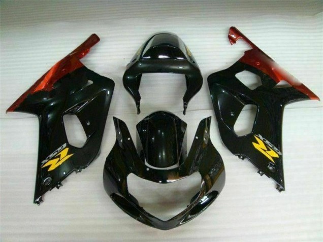 Plástico GSXR 600 / 750 K1 K2 K3 01-03 - Preto Plástico GSXR 600 / 750 K1 K2 K3 01-03 - Preto
