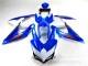 Plástico GSXR 600 / 750 K11 11-21 - Azul Branco Plástico GSXR 600 / 750 K11 11-21 - Azul Branco