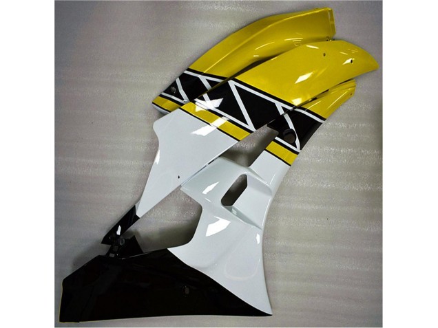 Plástico R6 06-07 - Amarelo Branco Preto Plástico R6 06-07 - Amarelo Branco Preto